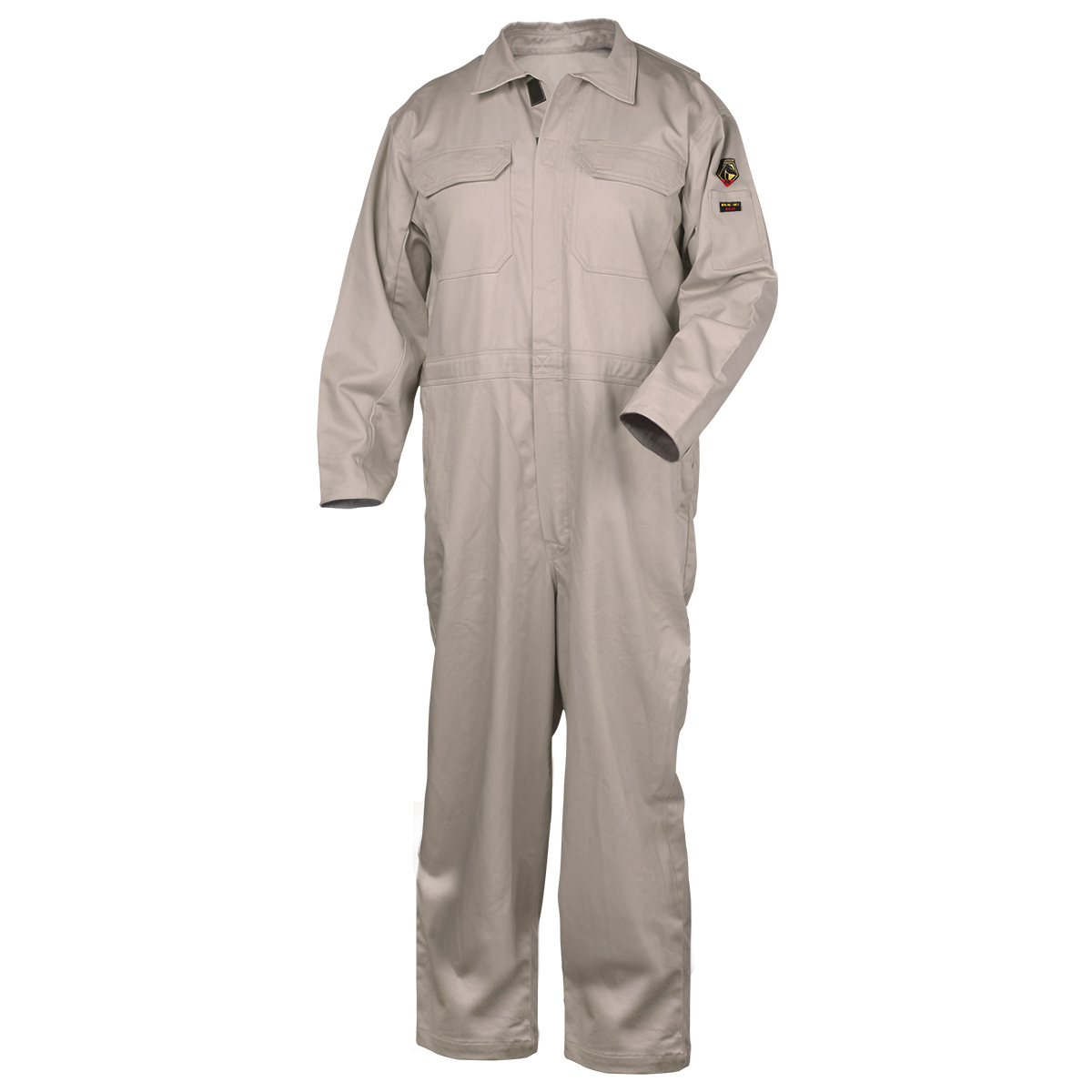 Black Stallion CF2215-ST Deluxe FR Cotton Coverall, Stone Khaki