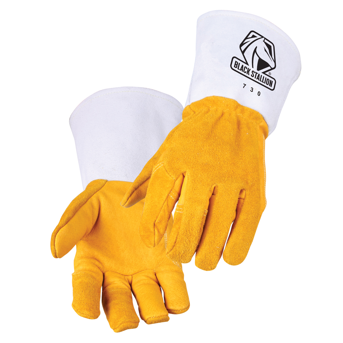 Black Stallion 730 Maximus Cowhide Stick Glove with Pigskin Palm