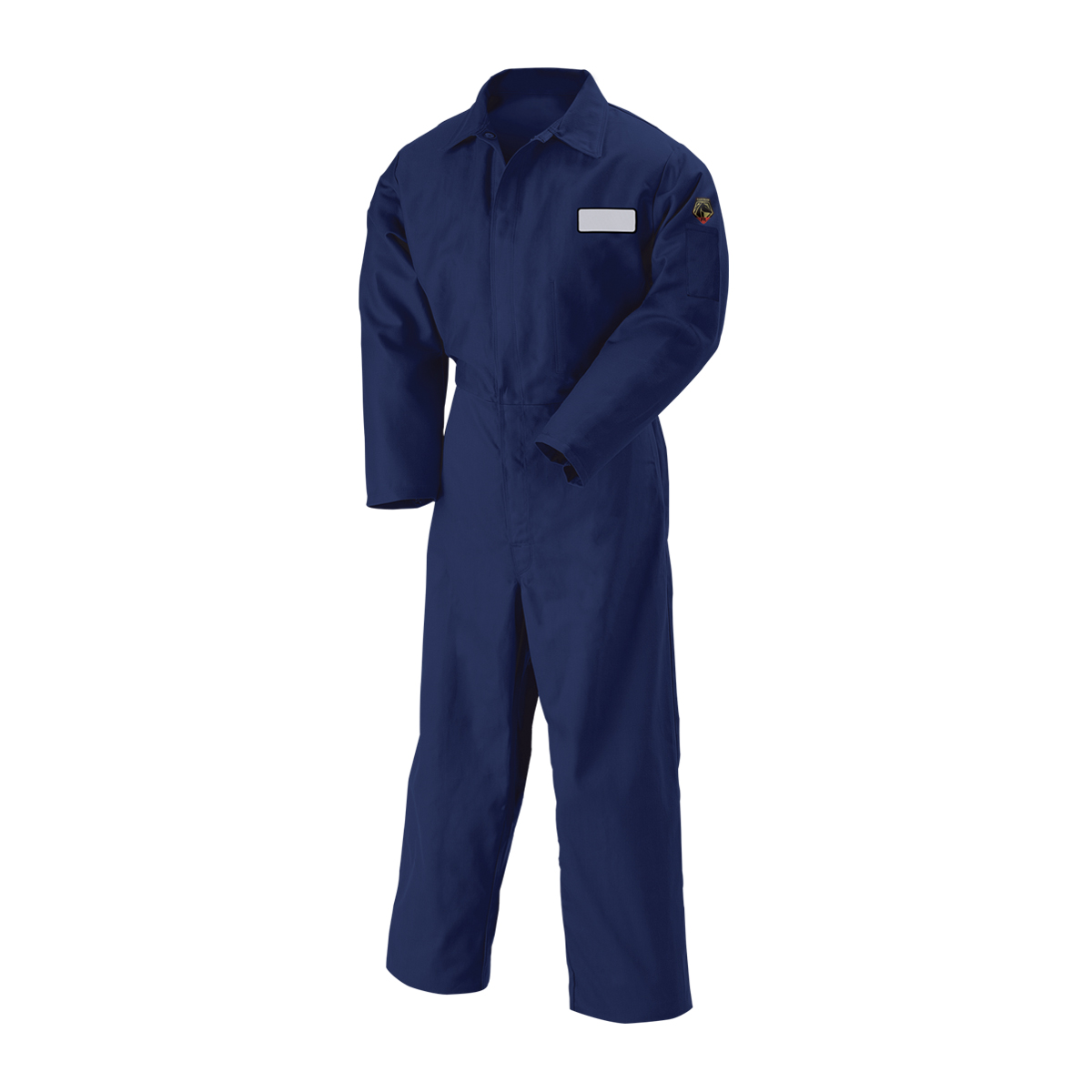 Black Stallion FN9-32CA/PT Flame-Resistant Cotton Coverall, Navy