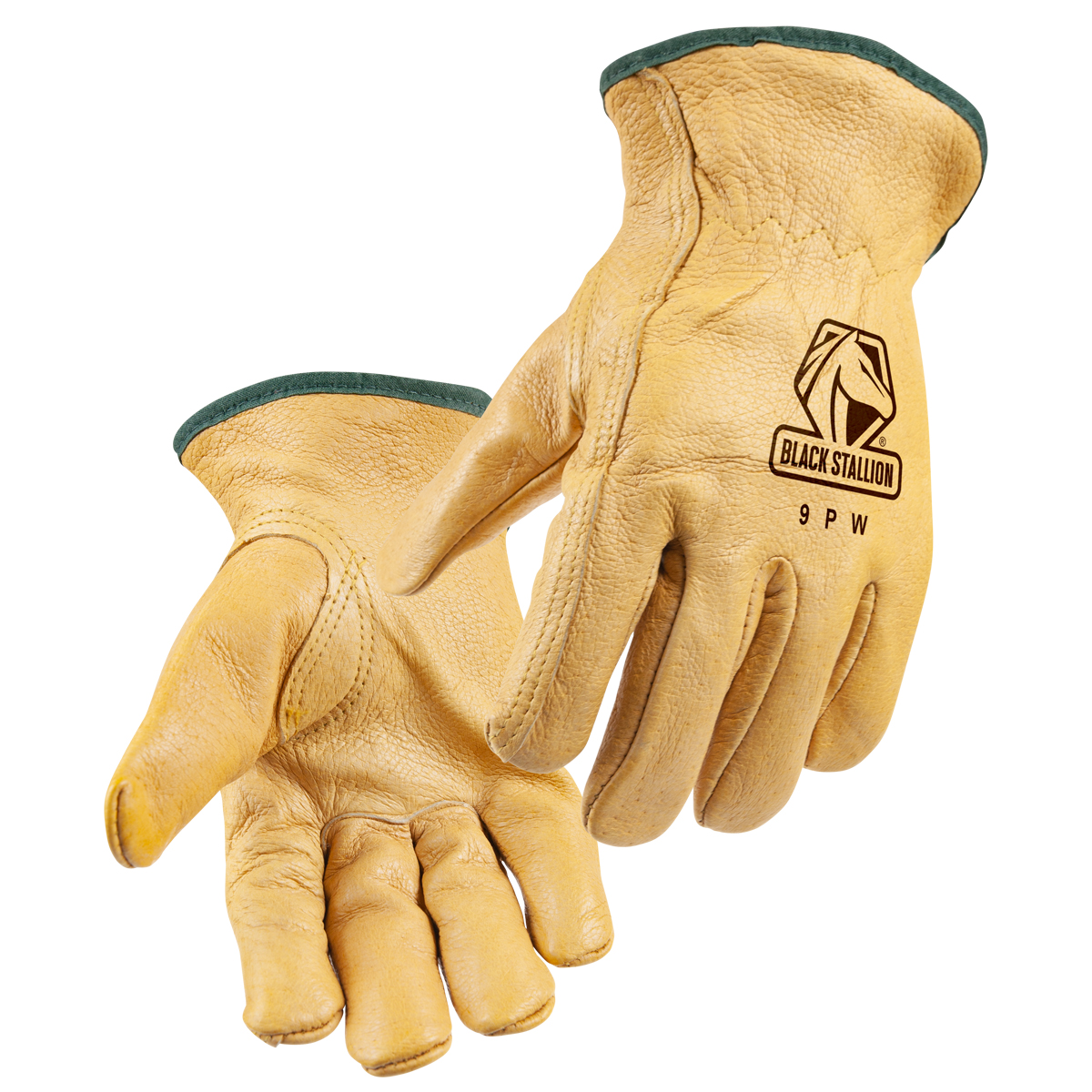 Black Stallion 9PW Premium Grain Pigskin Winter Drivers Glove