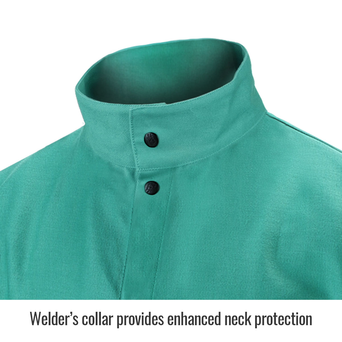 Black Stallion F9-36C 9 oz. Flame Resistant Cotton Welding Jacket, 36 inch length