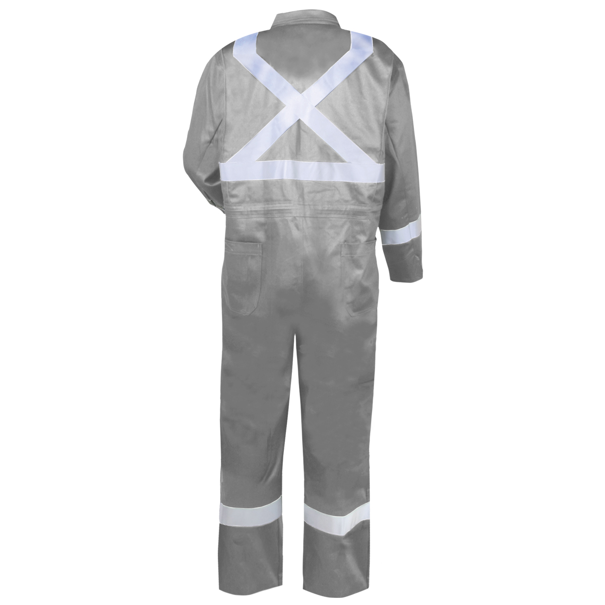 Black Stallion CF2216-ST Deluxe FR Cotton Coverall, Stone Khaki with 2" Reflective Tape