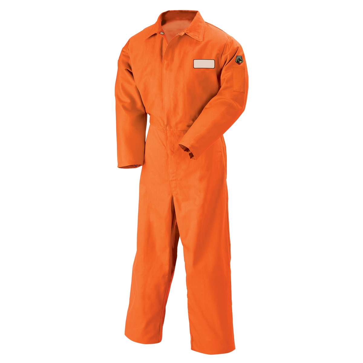 Black Stallion FO9-32CA/PT Flame-Resistant Cotton Coverall, Safety Orange