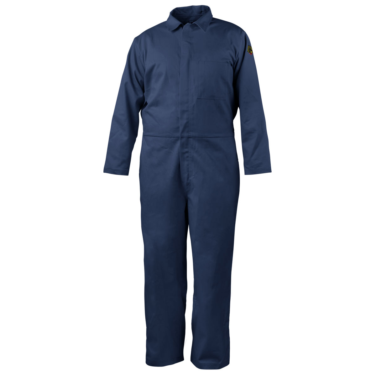 Black Stallion CF4017-NV 7 oz. 88/12 Flame-Resistant Coveralls, Navy