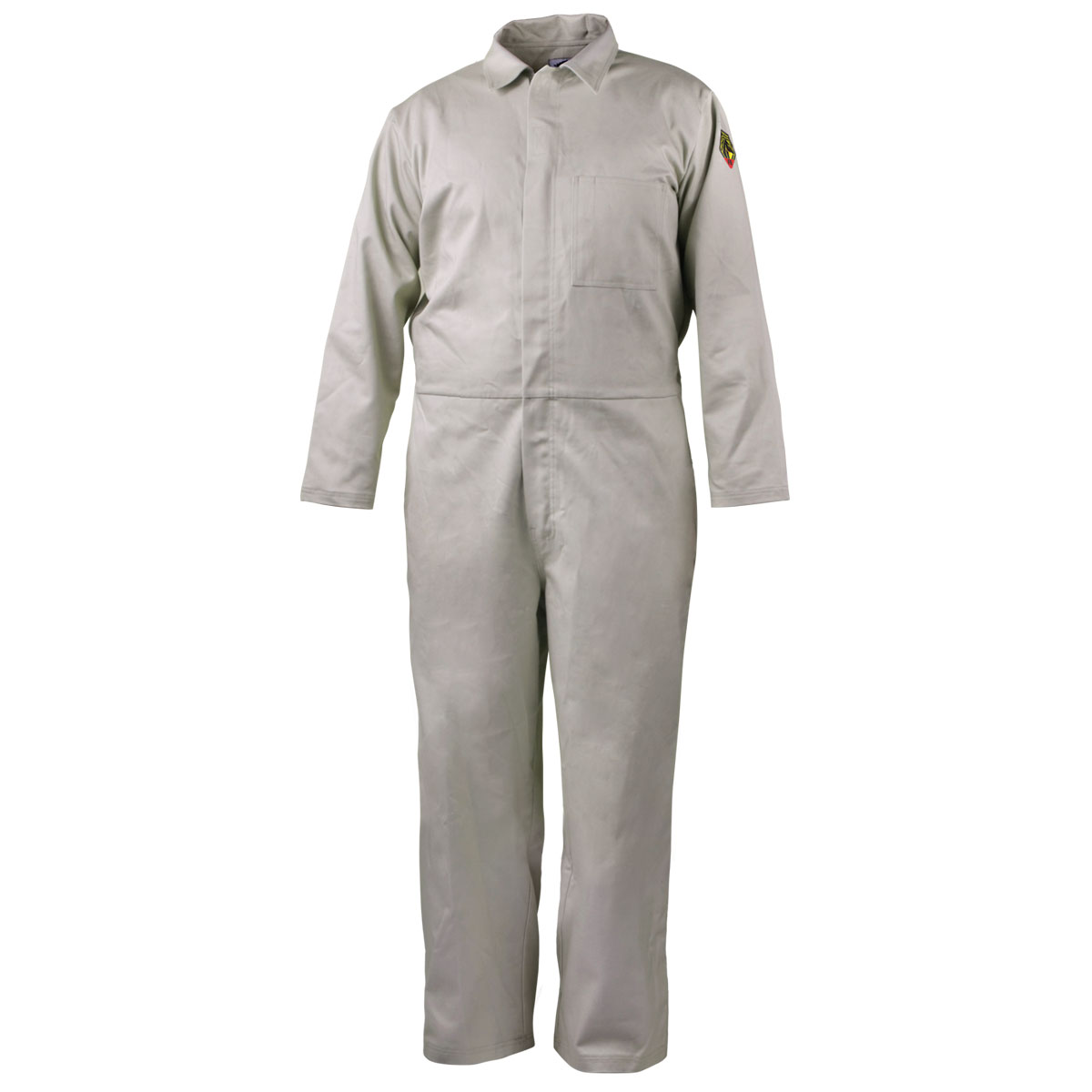 Black Stallion CF4017-ST 7 oz. 88/12 Flame-Resistant Coveralls, Stone Khaki