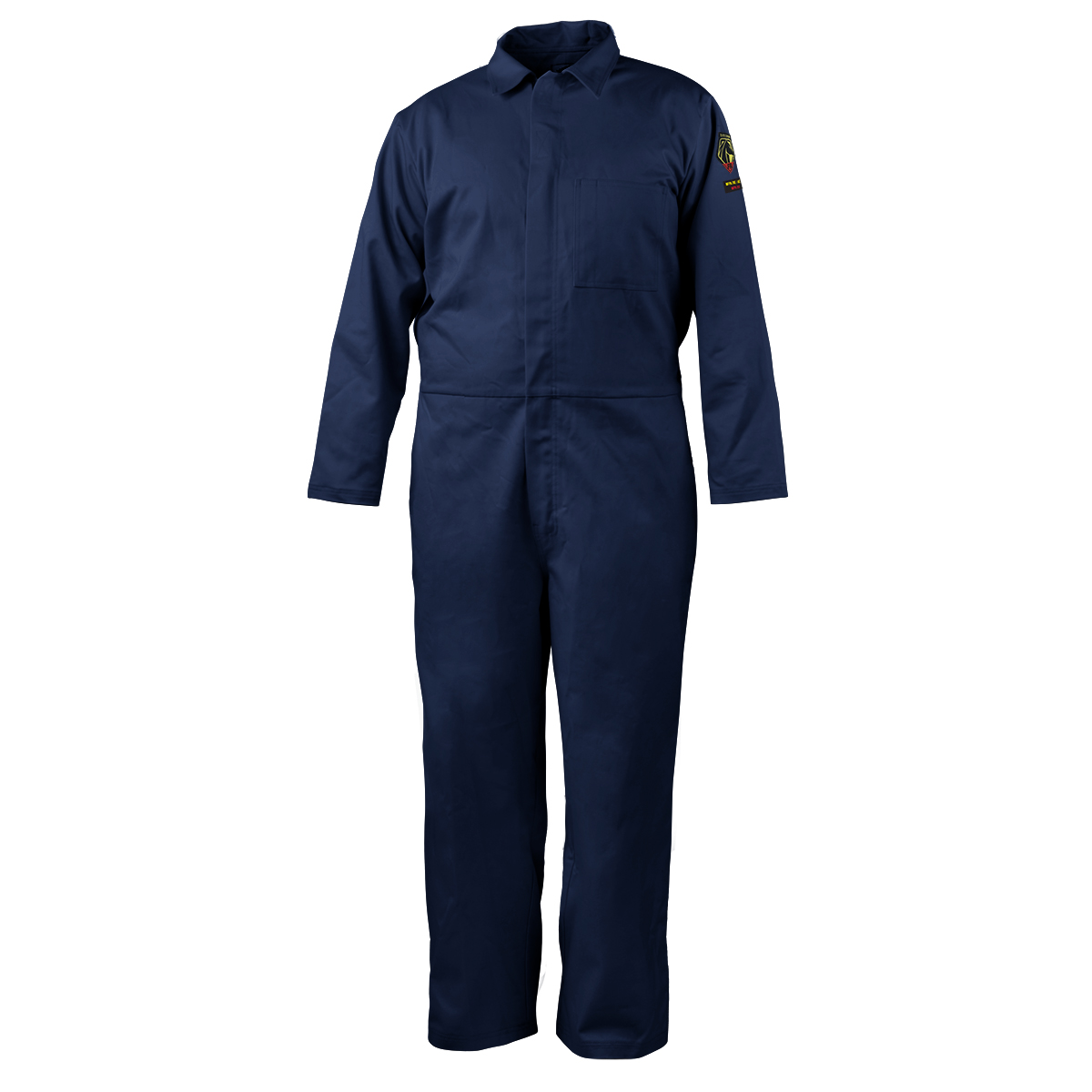 Black Stallion CF2117-NV NFPA 2112 7 oz. FR Cotton Coverall, Navy