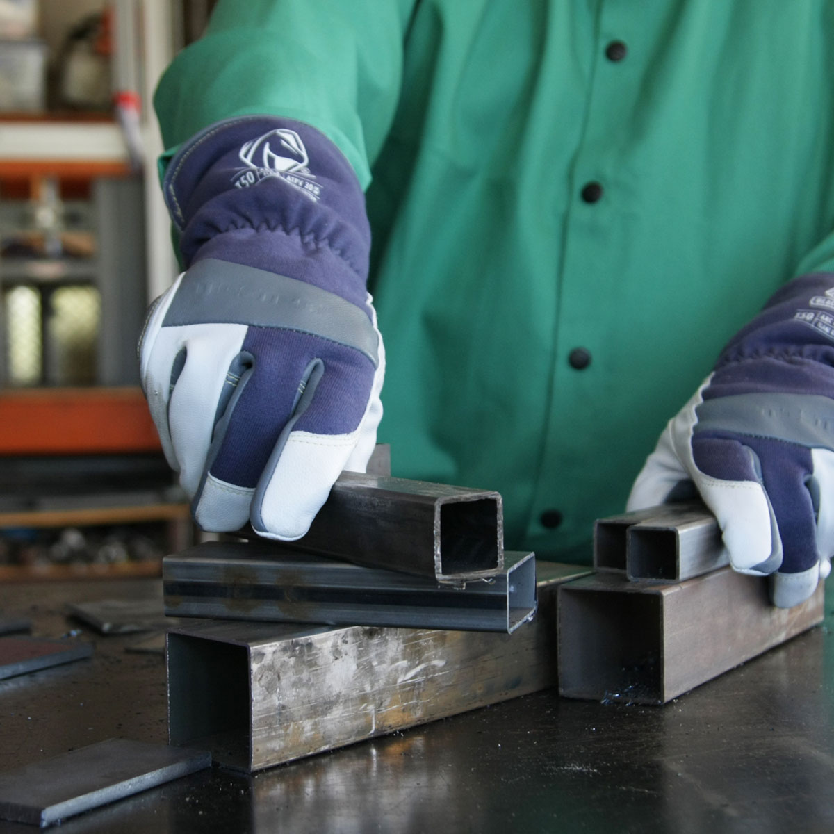 Black Stallion T50 Premium Grain Goatskin & FR Cotton TIG Welding Glove