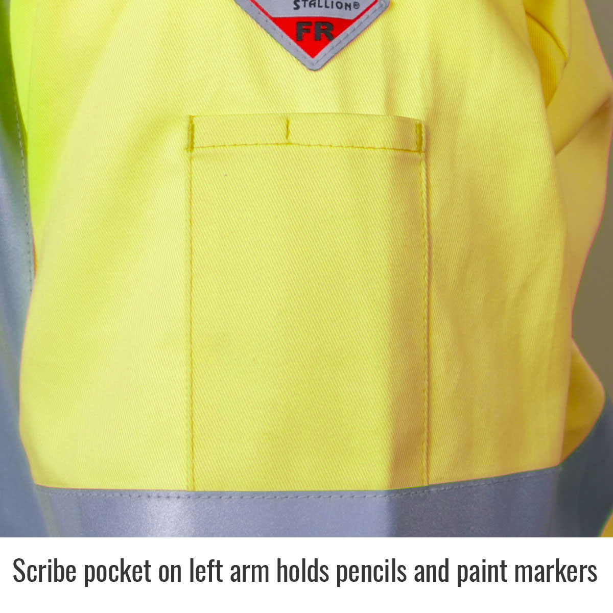 Black Stallion JF1117-HY Hi-Vis Class 3 FR Cotton Jacket