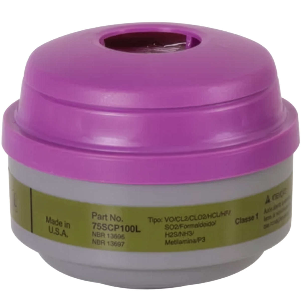 North 75SCP100L Multi-Contaminent P100 Respirator Cartridge
