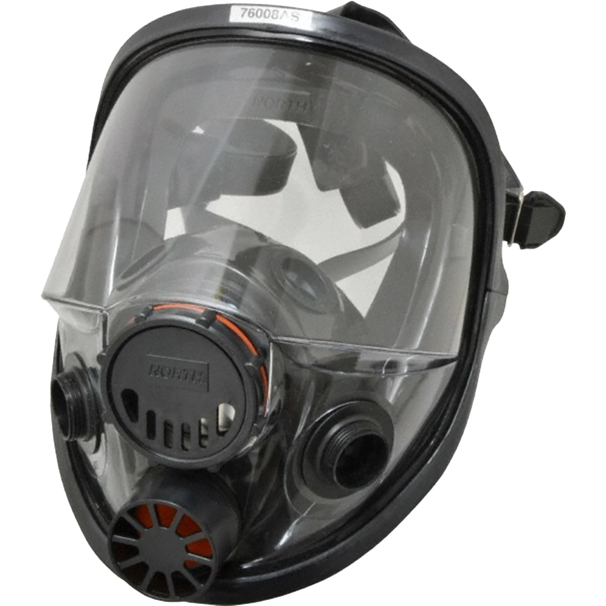 North 760008A Full Facepiece, Medical-Grade Silicone with 5-Strap Headband & Dual N-Series Connectors