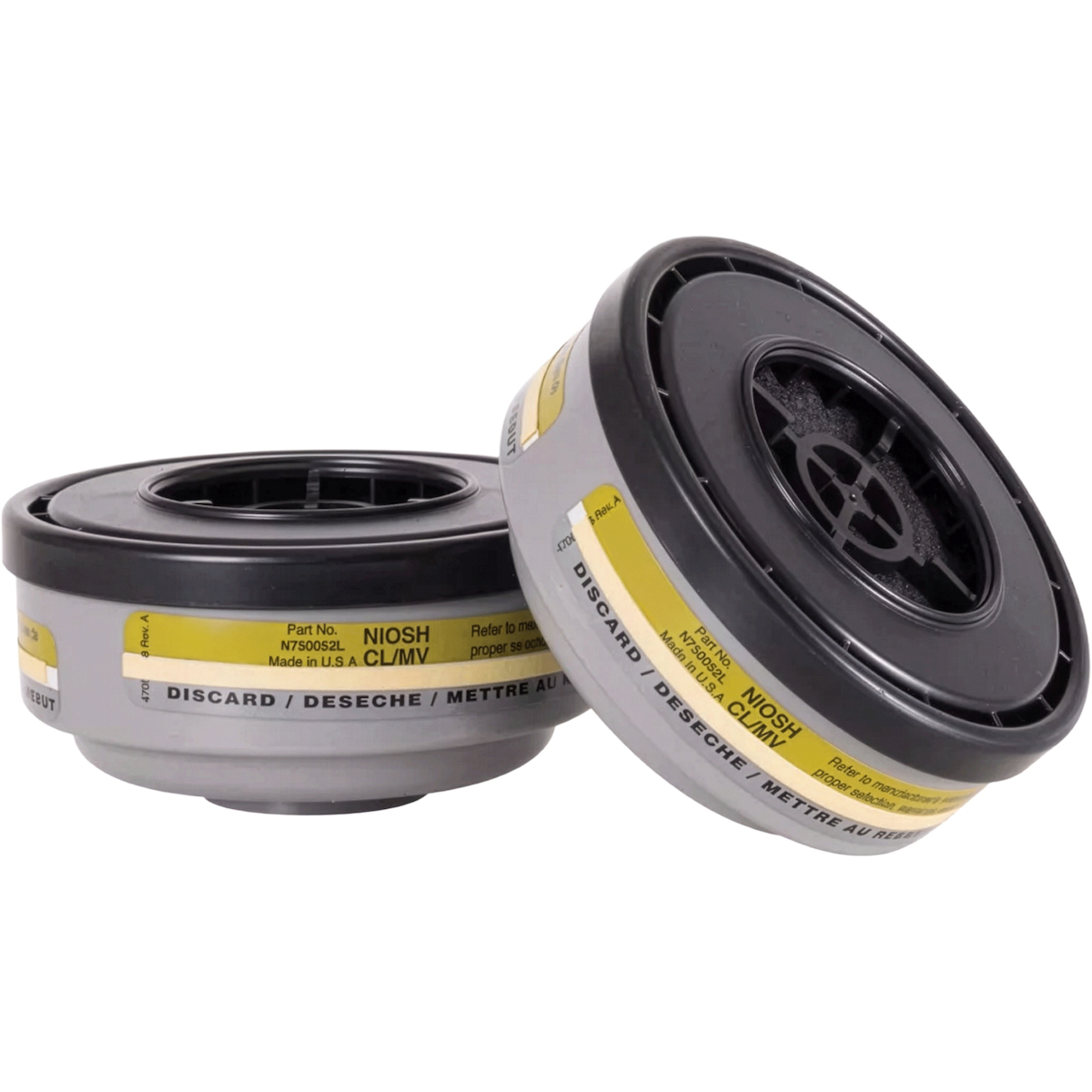 North N750052L Mercury Vapor Chlorine with ESLI Respirator Cartridge