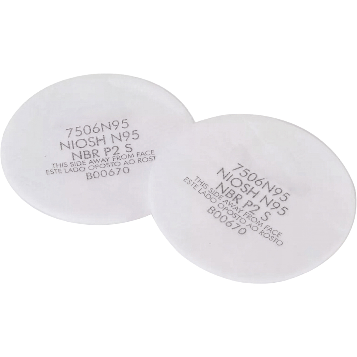 North 7506N95 N95 Pad Filters (10/pk)