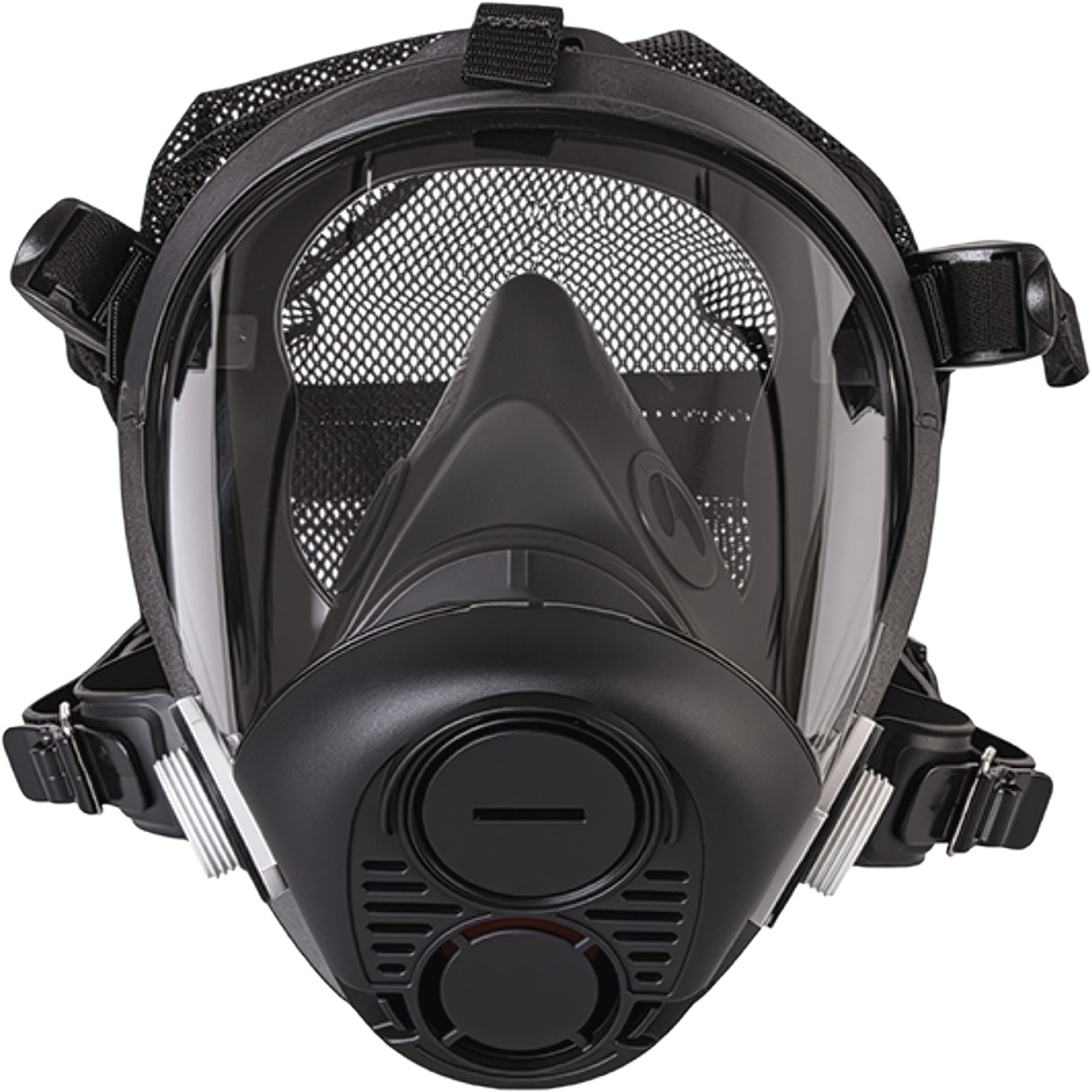 North RU65002 Silicone Full Facepiece with Mesh Headnet