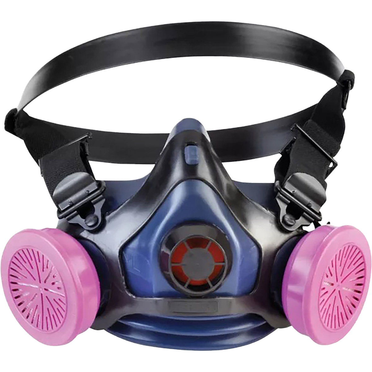 North RU88001 Triple Flange Silicone Half Mask