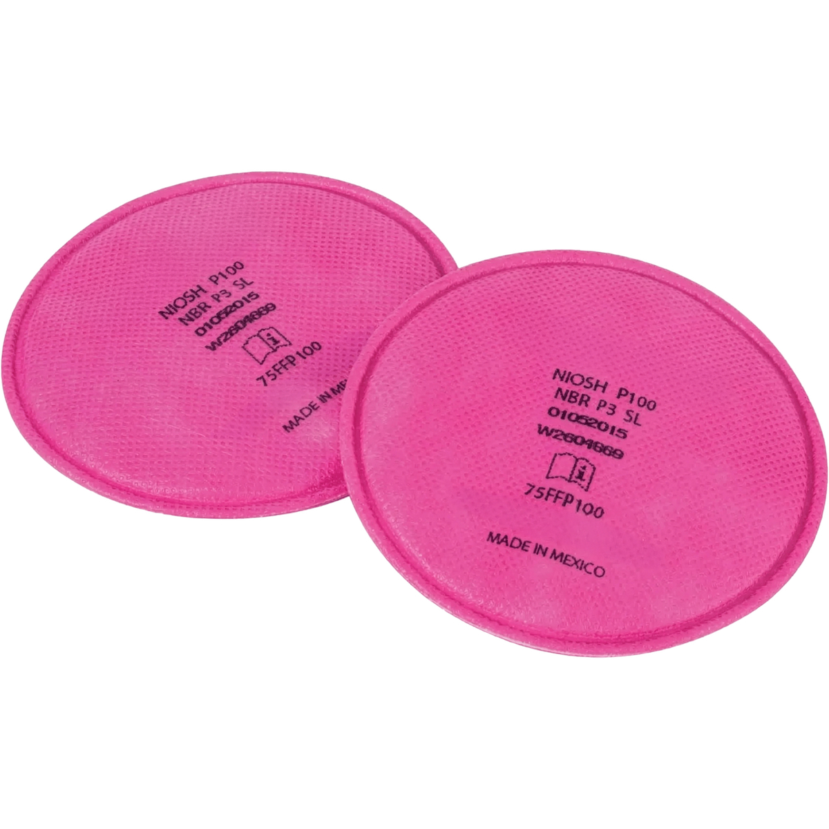 North 75FFP100 Flexible, Low Proﬁle P100 Filter (2/pk)