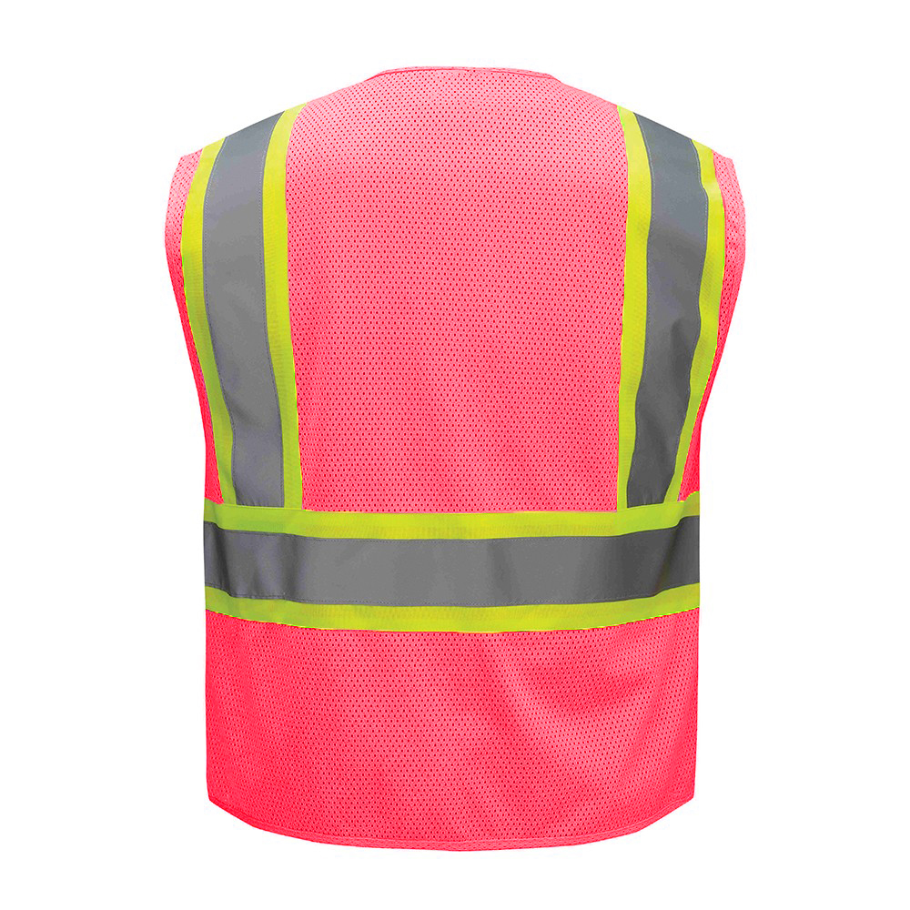 GSS Safety 3139 Enhanced Visibility Multi-Color Vest, Pink
