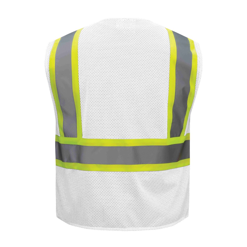 GSS Safety 3140 Enhanced Visibility Multi-Color Vest, White