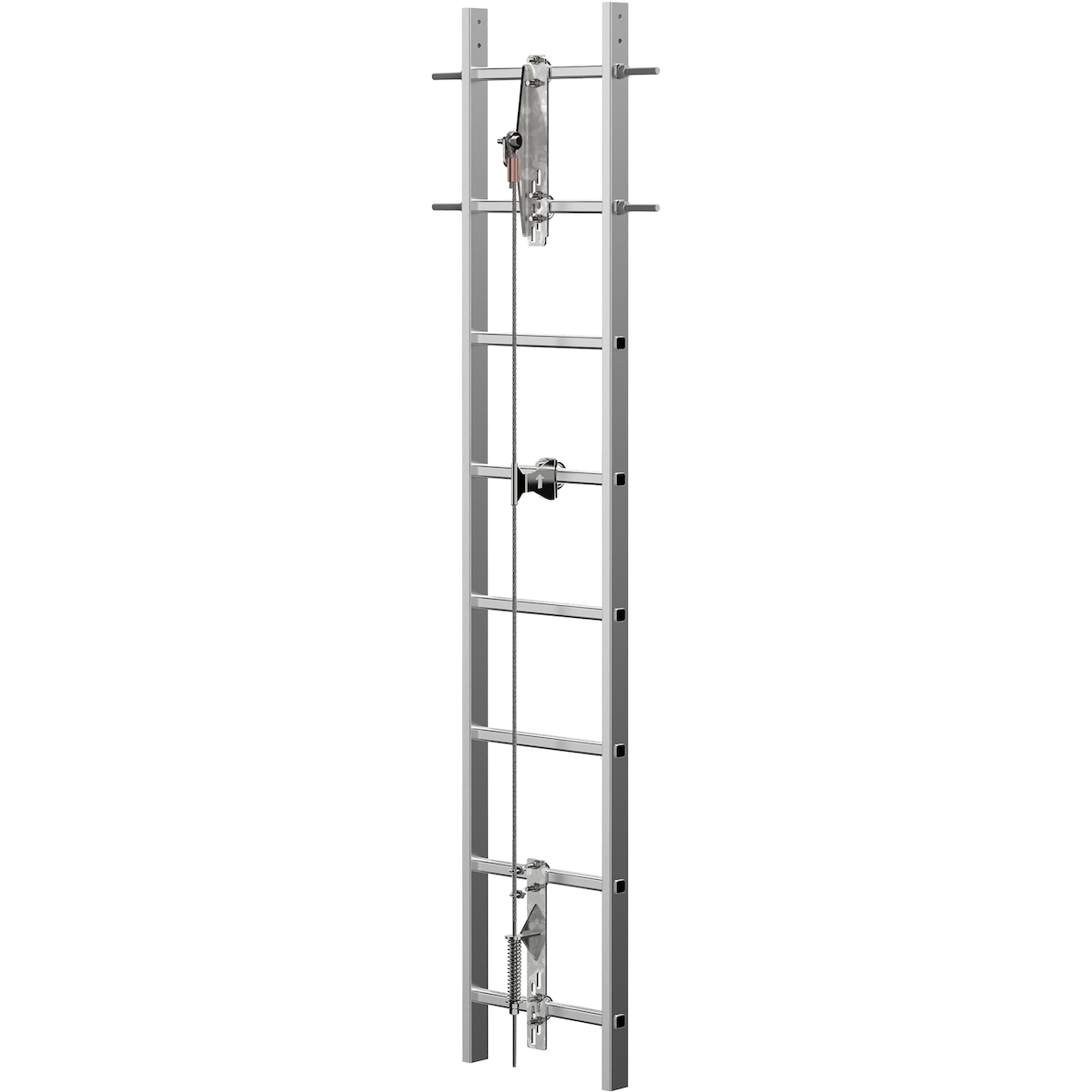 Miller VGG Fall Protection Kit - Vi-Go Vertical Ladder Systems - Galvanized Steel