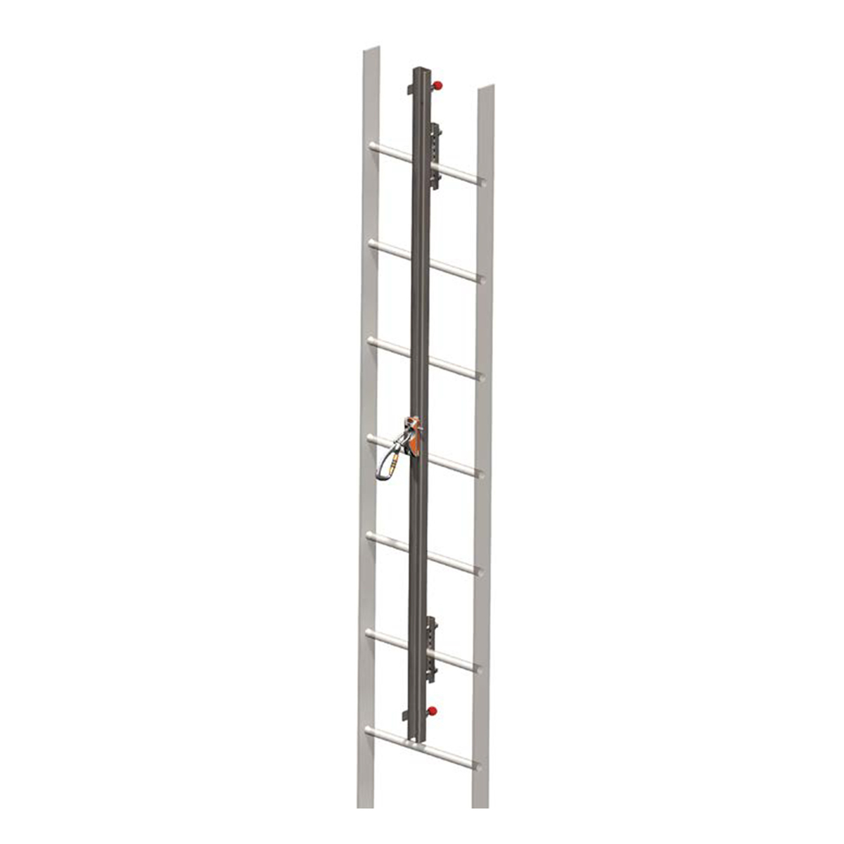 Miller GGO Vertical Height Access Ladder System Kit, Galvanized Steel, 20 Feet