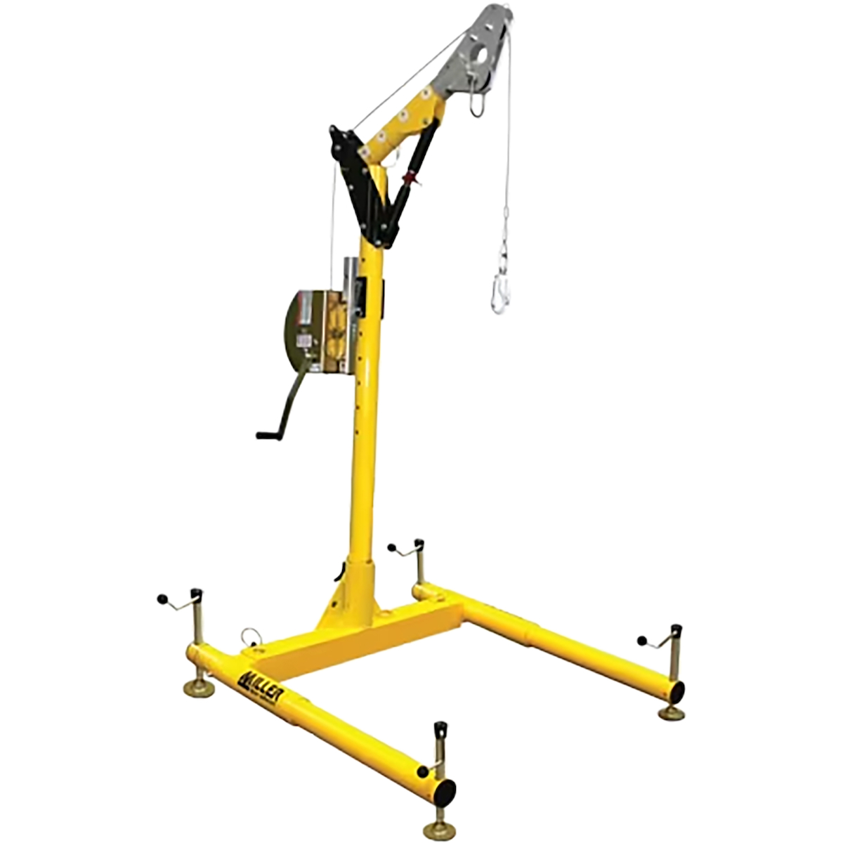Miller DH-1 Portable Confined Space System, includes ManHandler™ Hoist/Winch with Cable, Mast, Base, and Mounting Bracket