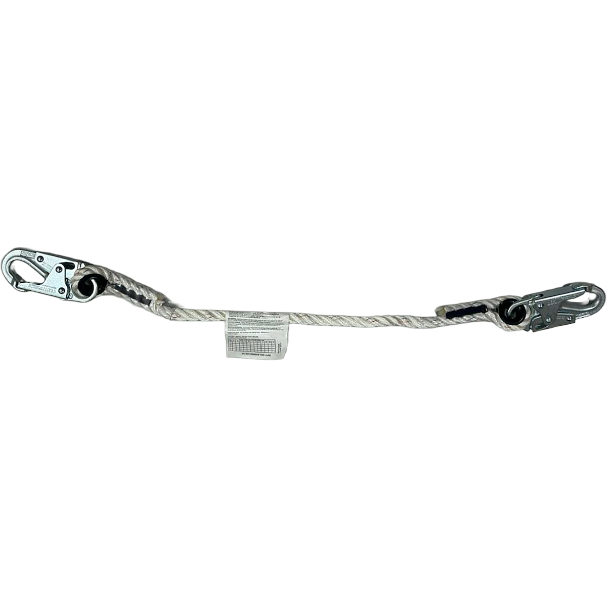 Miller 201RLS-2 5/8" Diameter Nylon Rope Lifeline with Steel Locking Snap Hooks