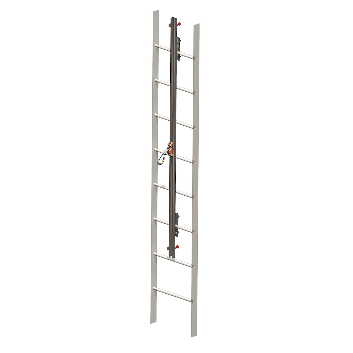 Miller GS0030 Vertical Height Access Ladder System Kit, Stainless Steel, 30 Feet