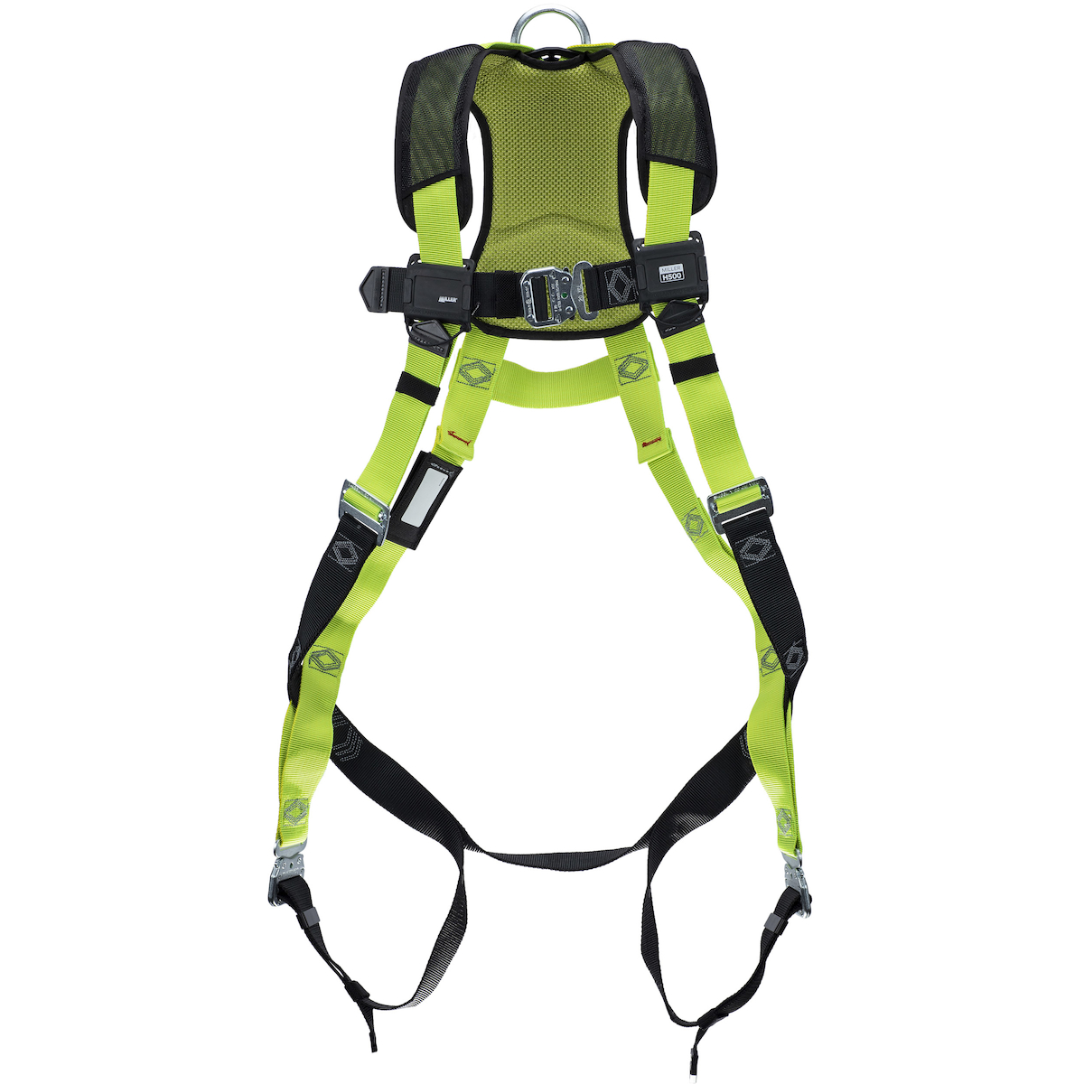 Miller H5IC22102 Industrial Comfort Full-Body Harness with 5 Points of Adjustment, Back / Side D-Rings and Quick-Connect Chest & Leg Buckles