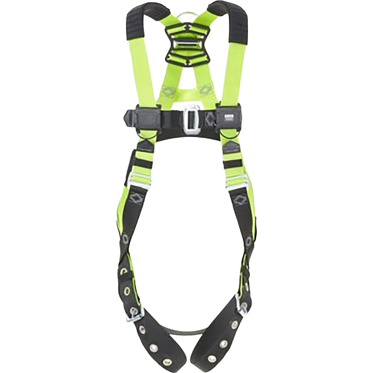 Miller H5ISP31100 Industry Standard Full-Body Harness with 5 Points of Adjustment, Back D-Ring, Mating Chest Buckles & Tongue Leg Buckles
