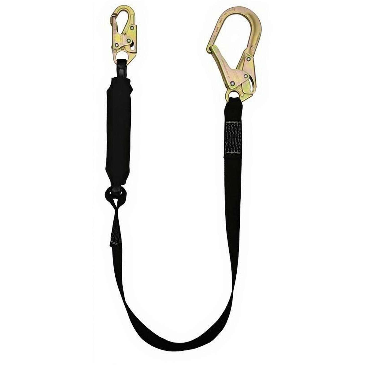 Miller FPLWLL-SUS Welding Lanyard with Steel Locking Snap Hook & Steel Locking Rebar Hook