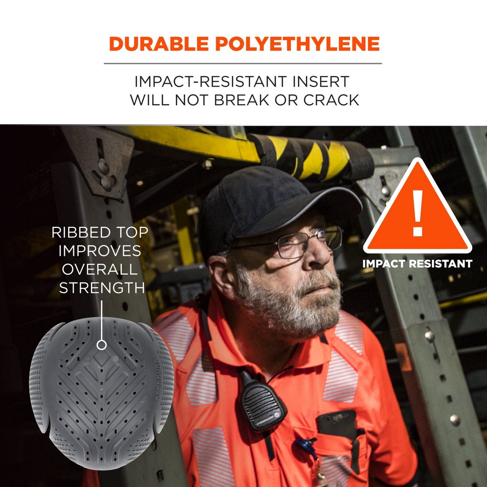 Ergodyne Skullerz 8945F(x) Universal Bump Cap Insert - Extra Venting