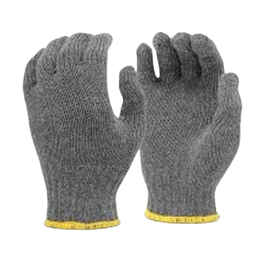 Stalwart Safety 27775, 7-Gauge Heavy Weight PolyCotton String Knit Gloves