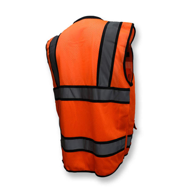 Radians SV65-2ZOM Type R Class 2 Heavy Duty Surveyor with Zipper, Hi-Vis Orange