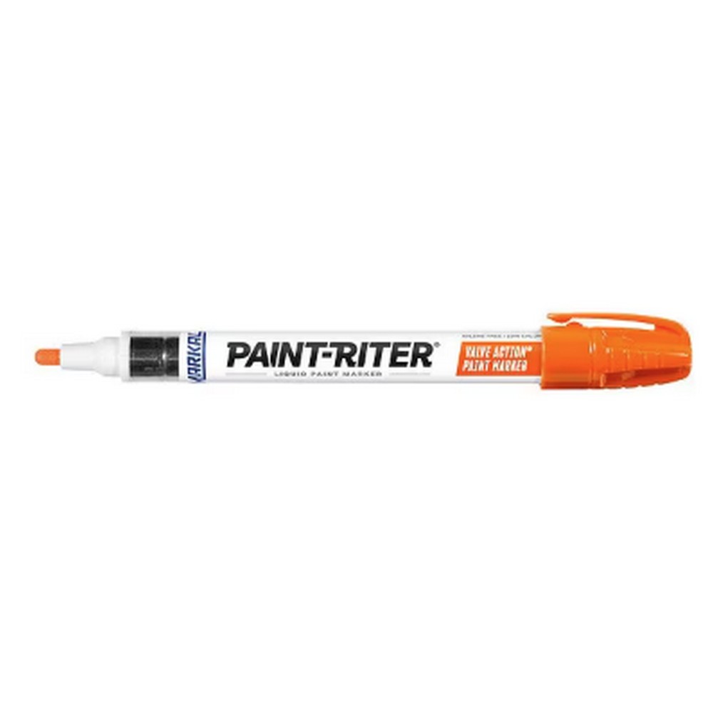 Markal MRK96824  Valve Action Paint Marker 96824, Medium Bullet Tip, Orange