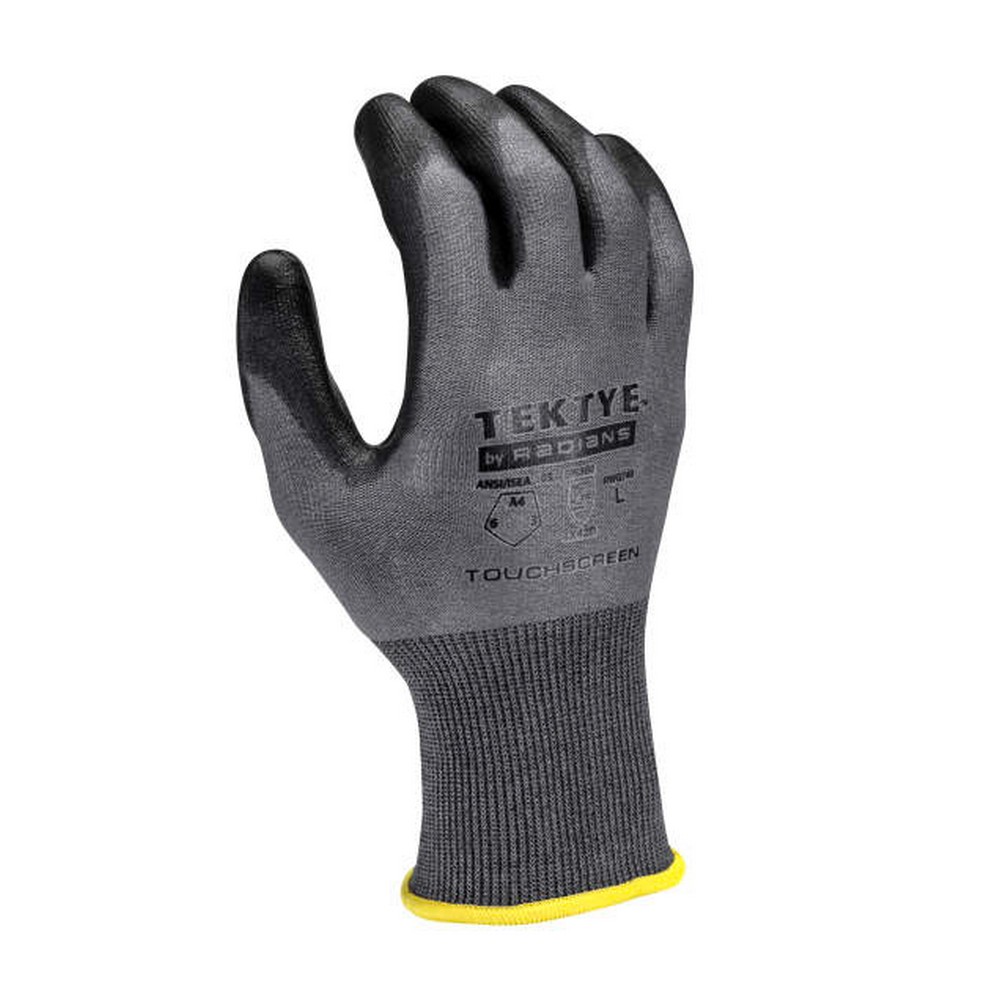 Radians TEKTYE RWG748 18-Gauge Touchscreen Polyurethane Palm A4 Cut Protection Glove