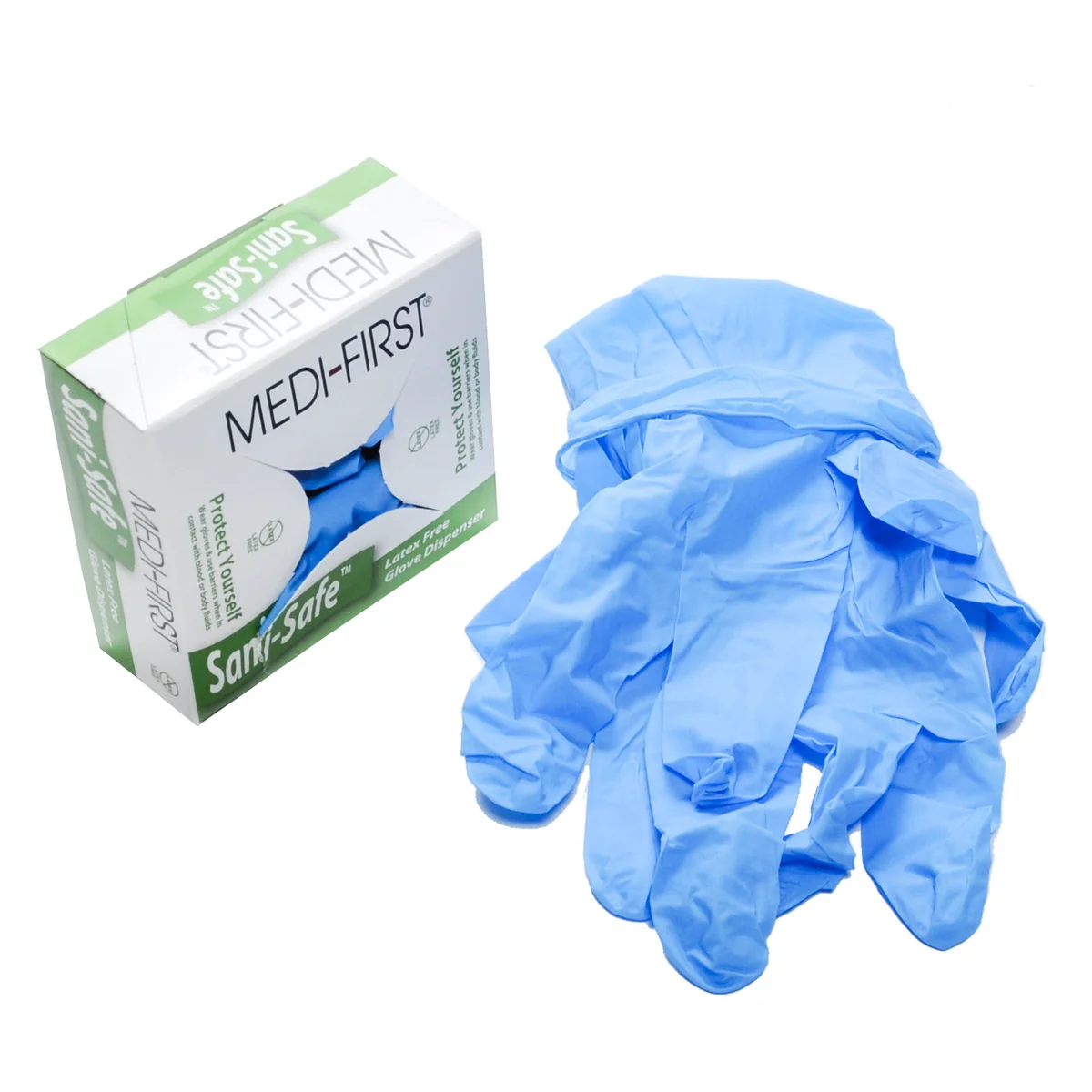 Medi-First MF3858 Sanisafe Nitrile Glove Dispenser Pack (4 Pr/Bx)