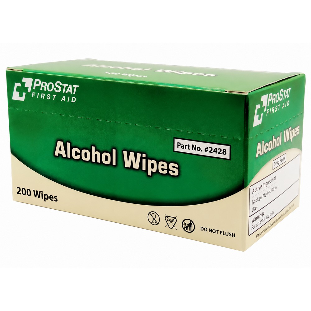 ProStat 2428 Alcohol wipes  - 200 wipes/Box