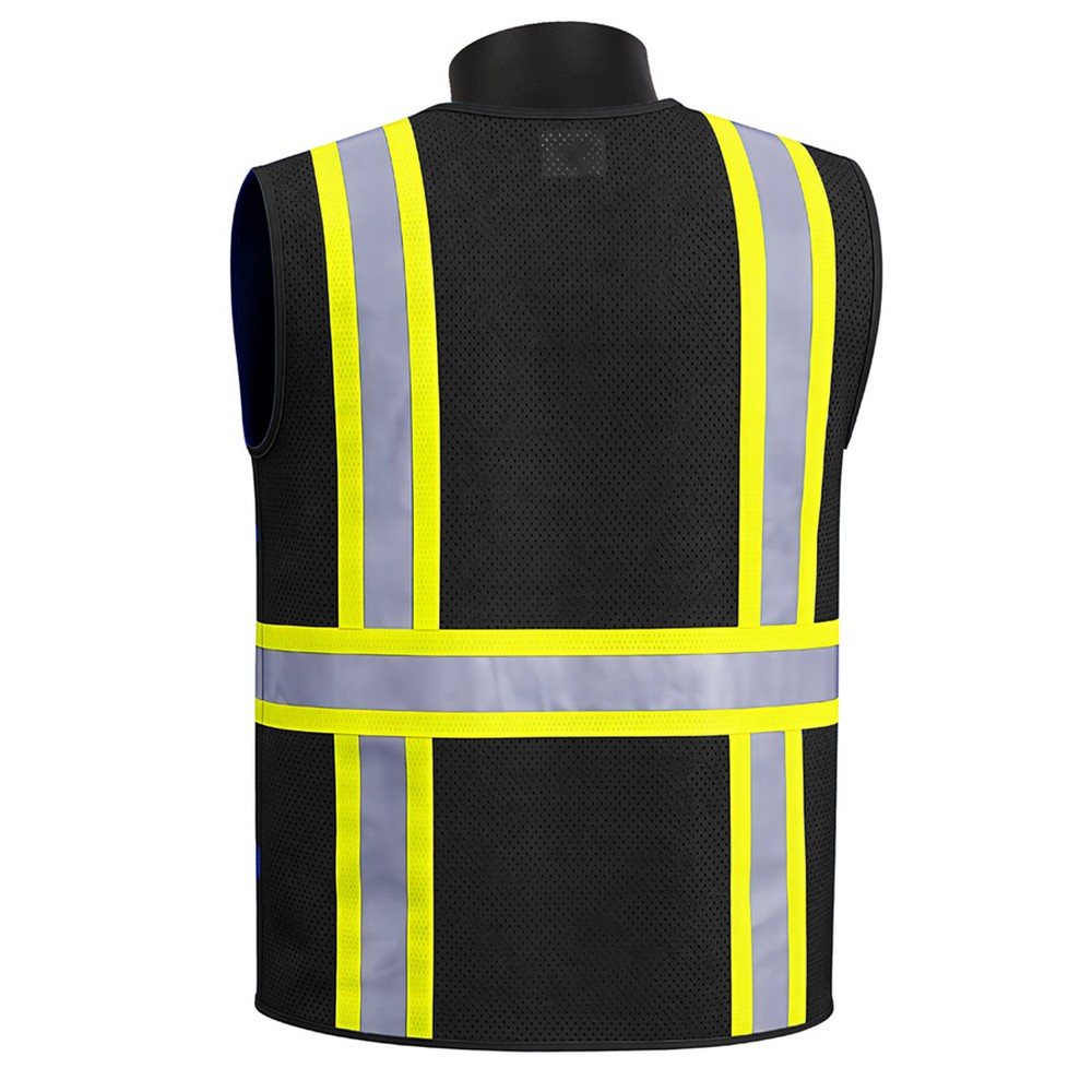 Liberty Safety HiVizGard NE160BK Non-ANSI Black Mesh Safety Vest