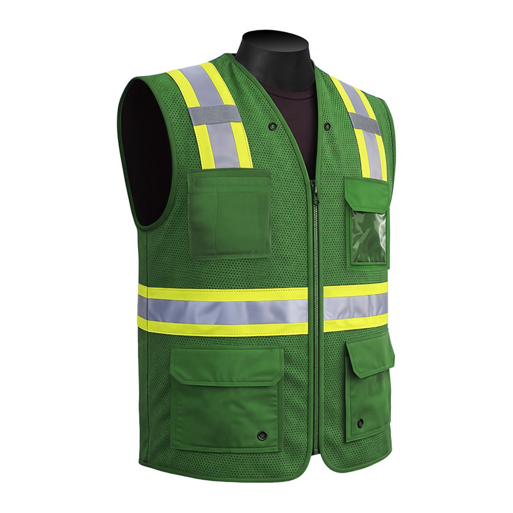 Liberty Safety HiVizGard NE160GR Non-ANSI Green Mesh Safety Vest