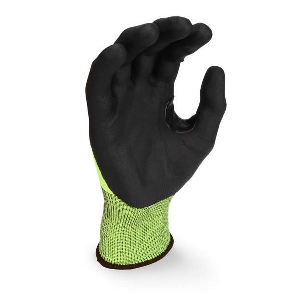 DEWALT DPG833T Hi-Vis Touchscreen Micro Foam Nitrile ANSI A2 Cut-Resistant Glove