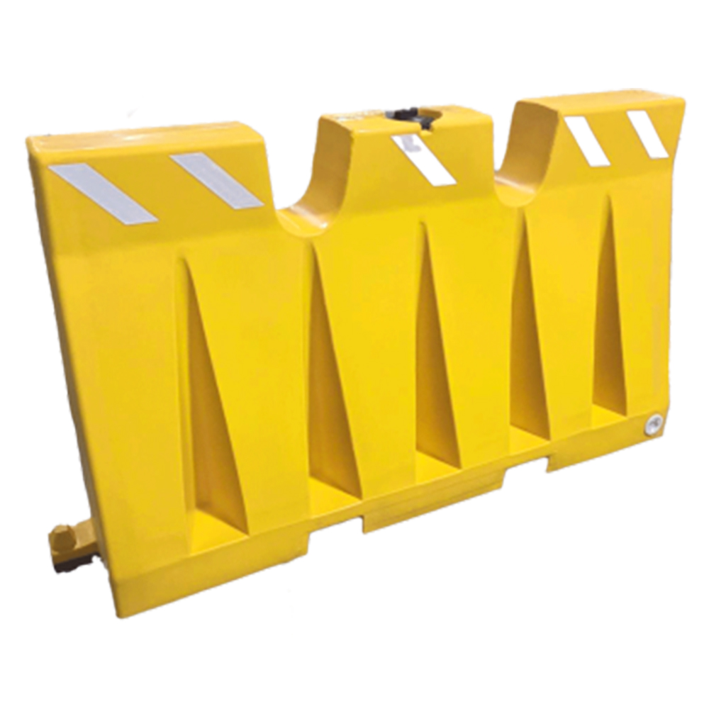 DPI TB-6T Plastic Traffic Barrier, 71X43, Yellow