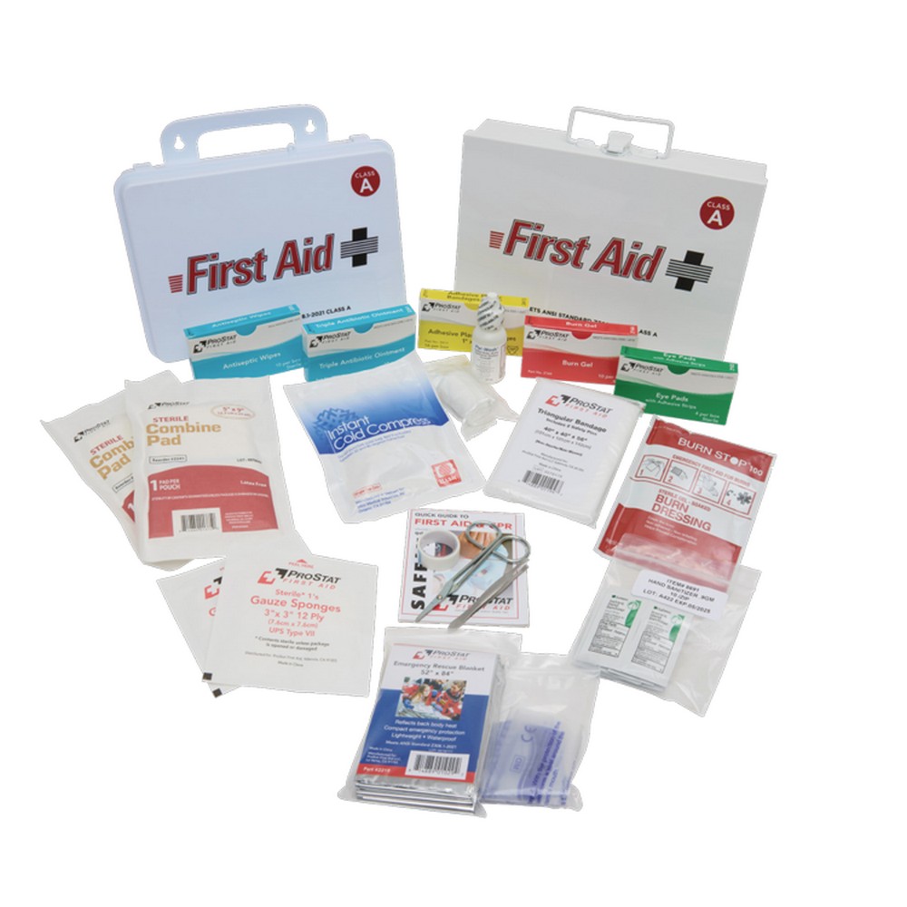 ProStat 8289 ANSI A 2021 Class A First Aid Kit – 25-Person Plastic Case