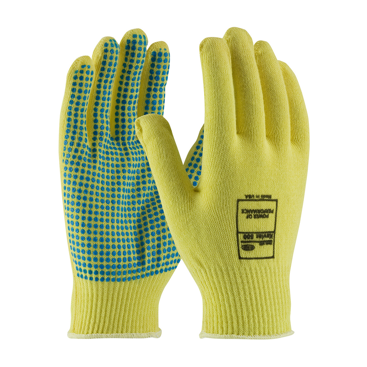 PIP 08-K200PD Kut Gard Seamless Knit Kevlar Glove With PVC Dot Grip - Light Weight, Cut Resistant Glove, A2