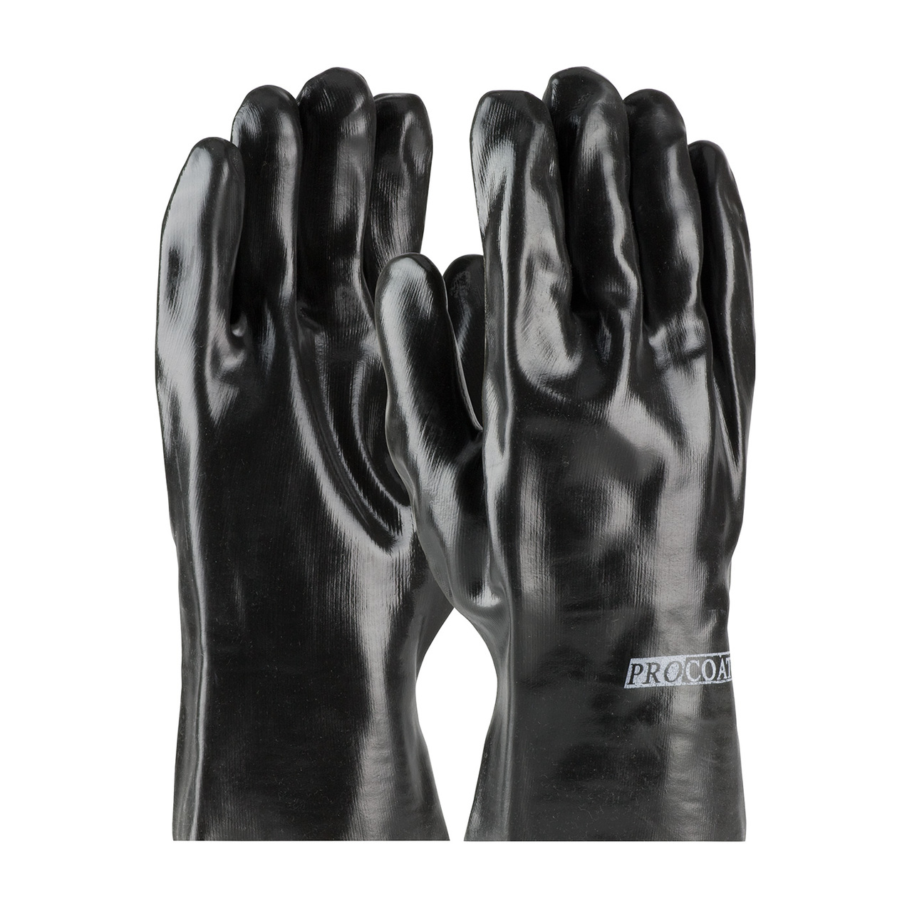 PIP 58-8020 ProCoat PVC Dipped Glove with Interlock Liner and Smooth Finish - 10"