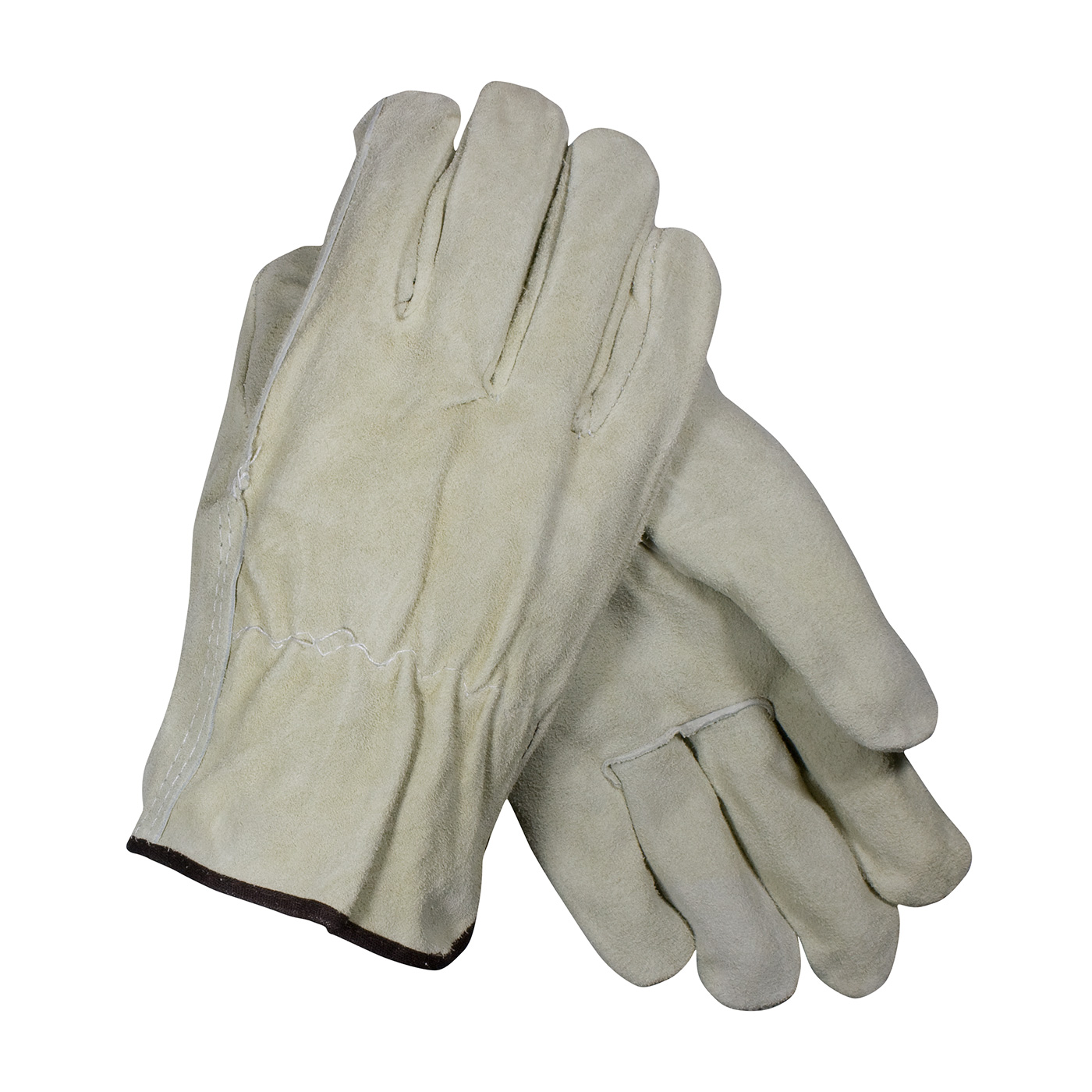 PIP 78-3927 Pigskin Leather Palm Glove with Fabric Back & 3M Thinsulate Lining - Safety Cuff
