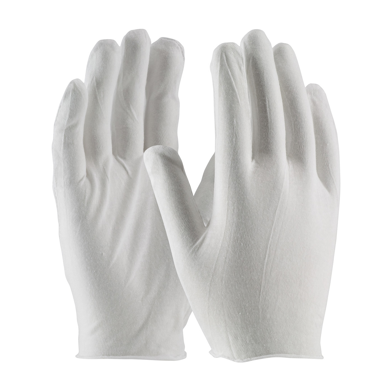PIP 97-500 CleanTeam Premium, Light Weight Cotton Lisle Inspection Glove with Unhemmed Cuff - Men's