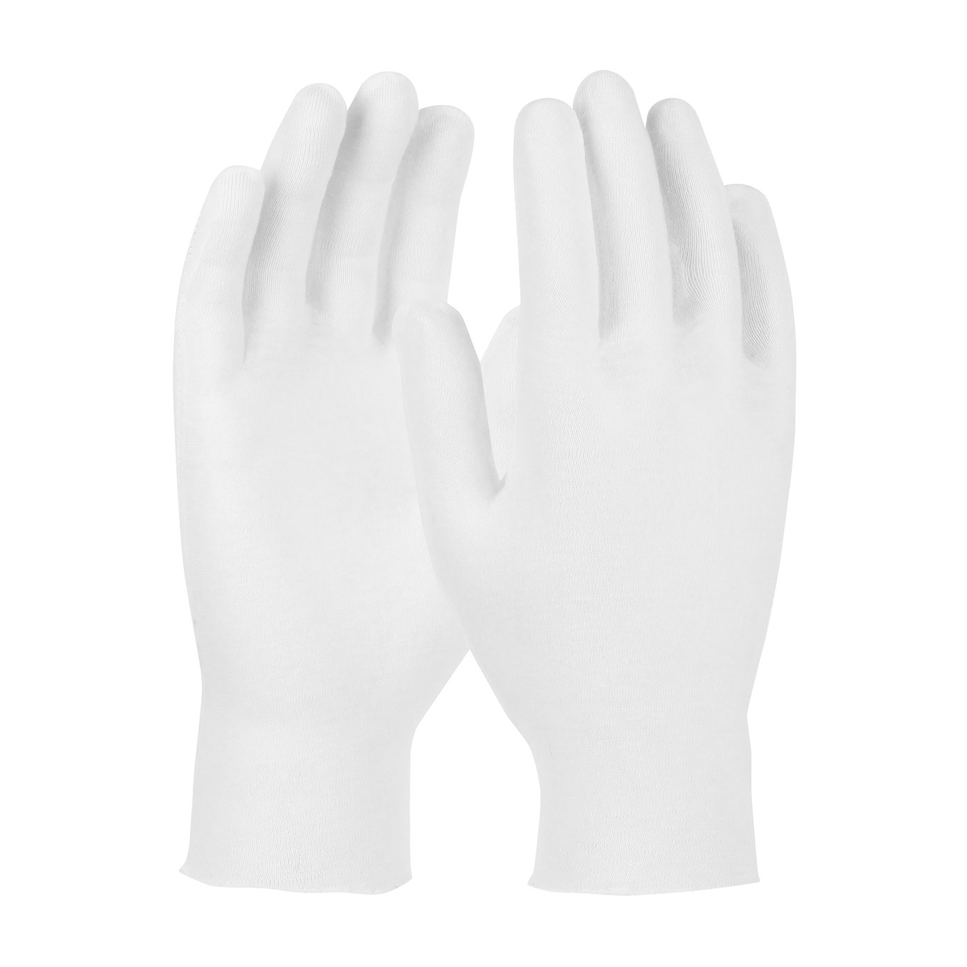 PIP 97-501/12 CleanTeam Premium, Light Weight Cotton Lisle Inspection Glove with Unhemmed Cuff - 12"