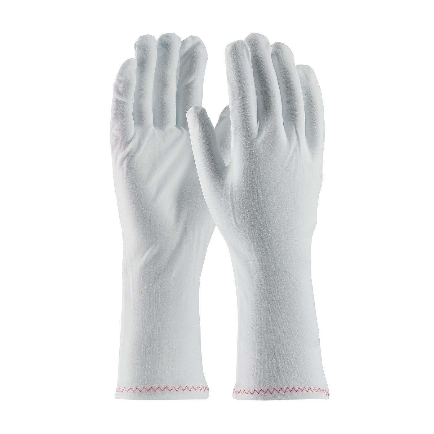 PIP 98-703/12 CleanTeam Stretch Nylon Inspection Glove with Zig-Zag Stitched Rolled Hem - 12"