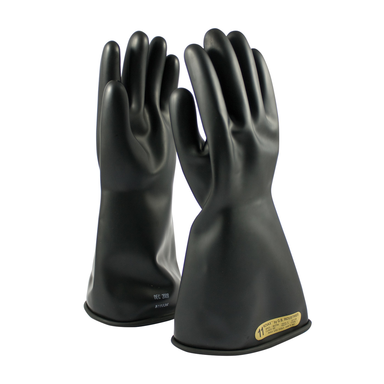 PIP 150-00-14 NOVAX Class 00 Rubber Insulating Glove with Straight Cuff - 14"