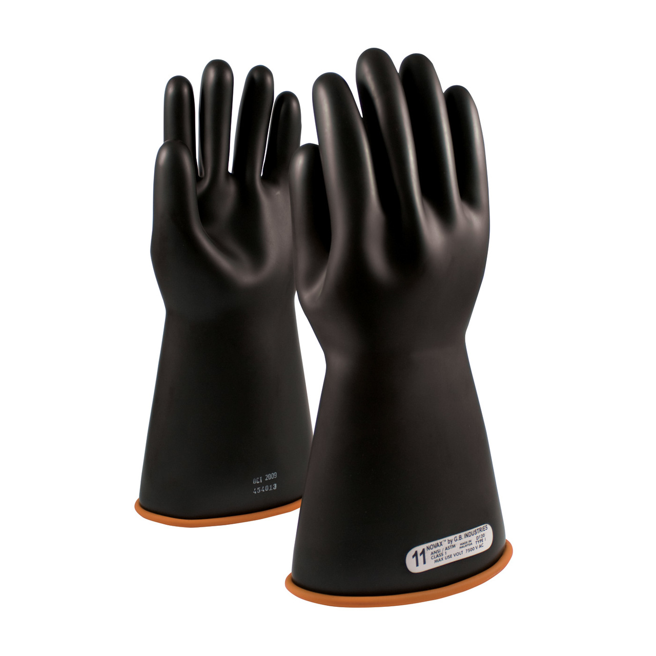 PIP 155-1-16 NOVAX Class 1 Rubber Insulating Glove with Straight Cuff - 16"