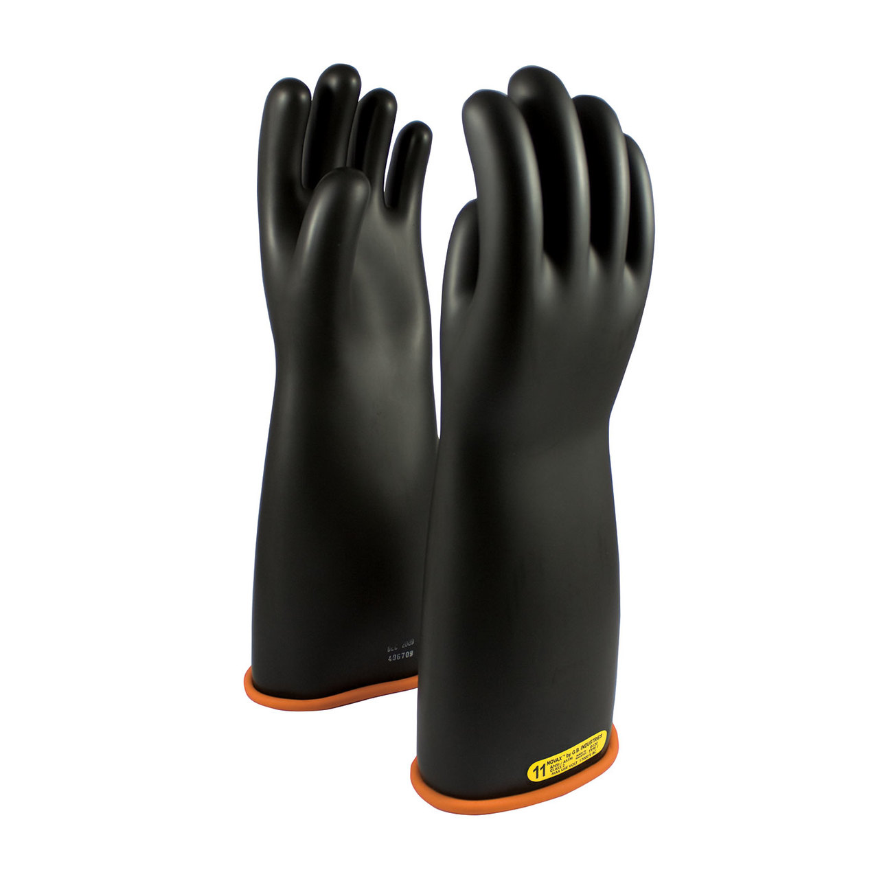 PIP 155-2-18 NOVAX Class 2 Rubber Insulating Glove with Straight Cuff - 18"
